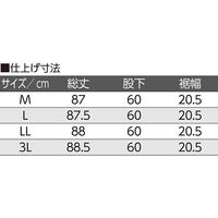 ケアファッション おしりスルッとらくらくライン入りパンツ 白×黒×白 LL W018204873 1着（直送品）