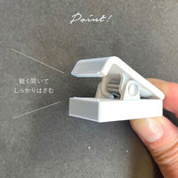 ミツヤ プラスチックマグネットクリップ 小 橙 ME-PMCSK-OR 1セット(1個×5)（直送品）