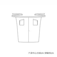 ボンマックス スリット入りソムリエエプロン ブラック F FK7206 FK7206-16-999 1枚（直送品）