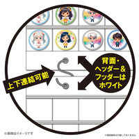 エツミ ビルダーズ コレクターシリーズ ウォールポケット 缶バッジ 36個ポケット VE-7788 1個（直送品）