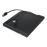 ポータブルDVDドライブ バッファロー USB3.2（Gen1）対応 書込ソフト添付 ブラック DVSM-PTCV8U3-BKB 1台（直送品）