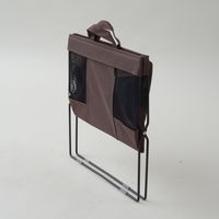 YAMAZEN 【荷物置き】メッシュバスケット S 折りたたみ ブラウン HTB-S(BR) 1個