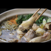 【手土産やお祝いの贈り物に】 青森シャモロック 地鶏鍋セット (4人前)　ギフトカード　二重封筒　熨斗（御祝）（直送品）