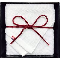 【手土産やお祝いの贈り物に】 極金のしゃり(R) 極銀のしゃり 今治タオル ギフトセット A ギフトカード　二重封筒　熨斗（御祝）（直送品）
