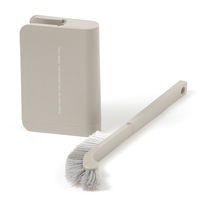 スリムトイレブラシ グレー LAKOLE/ラコレ