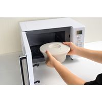 和平フレイズ マジカリーノ 丸型シリコーンスチーマー(アイボリー) RE-7262 1個