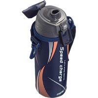 和平フレイズ フォルテック ワンタッチ栓ダイレクトボトル1.0L(ネイビー) RH-1559 1個