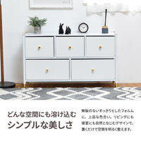 【軒先渡し】B.Bファニシング Tidying 収納チェスト 幅1000×奥行315×高さ580mm ブラック 1台（直送品）