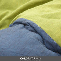イケヒコ 和つむぎ グリーン 210×250cm 1150300122105 1個（直送品）