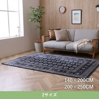 イケヒコ クラリス ラグ 1400×2000mm ワイン 1272510282101 1枚（直送品）