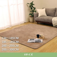 イケヒコ ＭＡＸリラ ラグ 2000×3000mm アイボリー 1280130141403 1枚（直送品）