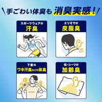 ハミング 消臭実感 汗・脂臭タイプ クリアシトラス 本体 500ml 1セット（1個×3） 柔軟剤 花王 (旧品)