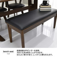 タマリビング ジャワ ダイニングベンチ 幅1000mm ナチュラル 1脚（直送品）