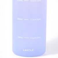 ハンドル付きタイムマーカーボトル パープル LAKOLE/ラコレ
