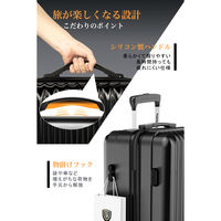 超軽量・ストッパー付Wキャスター・物掛けフック【NT-GB0701 Plus 】 NT-GB0701 Plusブラック S 1台（直送品）