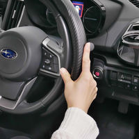 BONFORM ハンドルカバー カーボン丸形QK 円型 S・M兼用 ブラック 6849-16BK 1個（直送品）