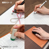 共栄プラスチック Kiwami ライティングマット下敷き ブラウン&キャメル WMS-A5-RBC 1枚（直送品）