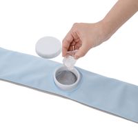 首に巻く氷のう ライトブルー 武田コーポレーション 冷却用品 首ベルト 繰り返し 氷嚢 ひんやりグッズ 1個