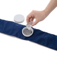 首に巻く氷のう ネイビー 武田コーポレーション 冷却用品 首ベルト 繰り返し 氷嚢 ひんやりグッズ 1個