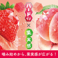 グミ 食べきりサイズ カジッテ　ストロベリー＆ピーチ　80g 1セット(1個×8)