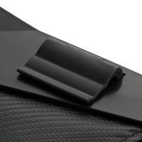 BONFORM 収納 ダストケース カーボン 320×250mm ブラック スリムタイプ 7251-25BK 1個（直送品）