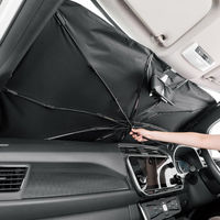 BONFORM サンシェード ファブリーズシェード 傘型M 1350×750mm シルバー 7609-07SI 1個（直送品）