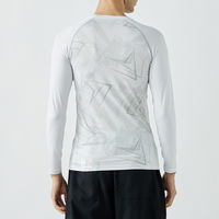 おたふく手袋 BT冷感・消臭パワーストレッチ 長袖クルーネックシャツ カモフラxホワイト Sサイズ JW-623 1枚（直送品）