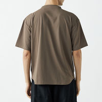 おたふく手袋 汗染み軽減 オーバーサイズ5分袖 クールTシャツ アッシュブラウン Sサイズ FB-710 1枚（直送品）