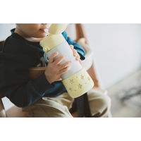 ピーコック魔法瓶 ベビー水筒 食洗機対応 ストローボトル ベルト付き マグ イエロー 481619 1個（直送品）