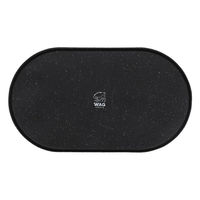 ダルトン ランチョンマット DULTON シリコンプレイスマット オーバル フードボウル ブラック 482161 1個（直送品）