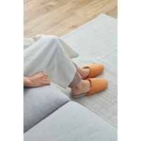 ResoTrading スリッパ ディジョン ルームシューズ S 約22.0~24.5cm オレンジ 482388 1個（直送品）