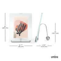 アントレックス Umbra フルート フォトフレーム ガラス スチール 16×20cm シルバー 482868 1個（直送品）