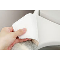 オカトー 便座シート メリージェラート 貼るだけ便座シート グレー 483292 1個（直送品）