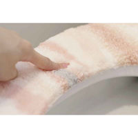 オカトー 便座シート メリージェラート 貼るだけ便座シート シェルピンク 483290 1個（直送品）