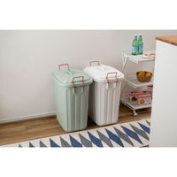 東谷 ゴミ箱 タフカン 60L 大容量 屋外 日本製 耐衝撃 フタ付き 軽い ブルーグレー 485143 1個（直送品）