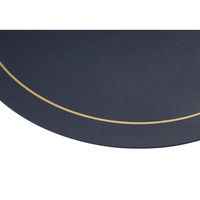 ルークラン ランチョンマット アプリクス オーバル ブルー 494746 1個（直送品）