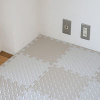 シービージャパン ジョイントマット ポコピタ ジョイントマット9枚組 フチ付き ベージュ 498623 1個（直送品）