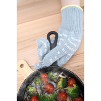 サンベルム 鍋つかみ 3本指ミトン 耐熱 滑り止め付 アウトドア グレー 499071 1個（直送品）