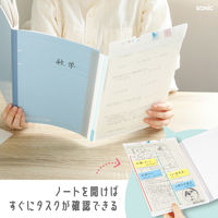 ソニック ファイル 貼るシラセファイル B5ノート用 2枚入り タスク管理 531671 1個（直送品）