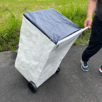 斎藤撚糸 ダストカート 180リットル dust-car 1台（直送品）