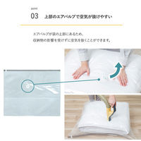 アストロ 敷布団用一体型圧縮ボックス 専用圧縮袋 623-53 1枚（直送品）