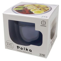 小久保工業所 マグカップ 420ml Polka マグ ブルー 531026 1個（直送品）