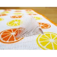 クラシック フルーツふきん　オレンジ 約30×30cm 1枚 小久保工業所