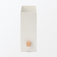 無印良品 引き出しやすくなる つまみ 角型 ファイルボックス用 ２個入り ブナ材 1セット（1組（2個入）×2） 良品計画