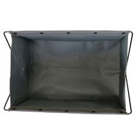 LIV PLUS ベストコ 収納ボックス 折りたたみ L グレー 無地 フロアーラック ND-6126 1個