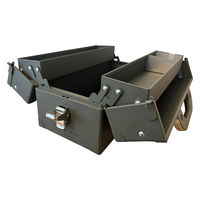 仁張工作所 スチール両開工具箱 小型 NIRK-01S 1台（直送品）