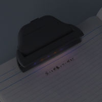 サンスター文具 ひかるクリップ terasuno グレー S3625125 1セット(1個×3)（直送品）