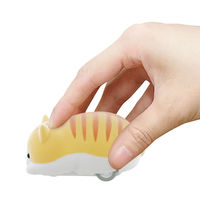 サンスター文具 卓上クリーナー もぐもぐズー ハチワレ S8902372 1セット(1個×3)（直送品）