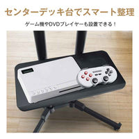 万方商事 テレビ用スタンド 縦横兼用 32-65型対応 ブラック cc053 1台（直送品）