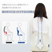 万方商事 サポートチェア ブラック sg247-bk 1個（直送品）